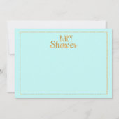 アホイそれは男の子の赤ちゃんシャワー招待状 招待状 (裏面)