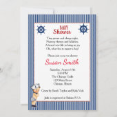 アホイそれは男の子の赤ちゃんシャワー招待状 招待状 (裏面)