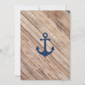 アホイそれは男の子の赤ちゃんシャワー招待状 招待状 (裏面)