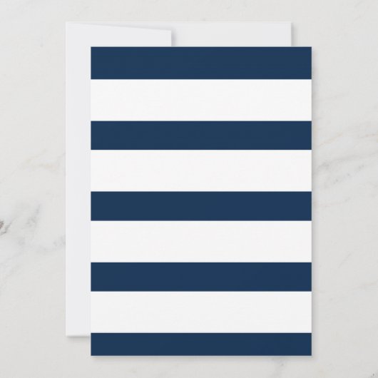 アホイそれは男の子の赤航海のちゃんシャワー招待状 招待状 (裏面)