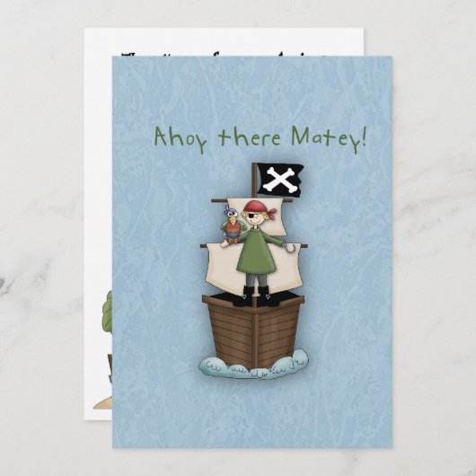 アホイアマテイありがとうご注意 ノートカード (正面/裏面)