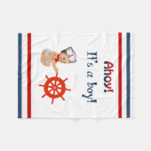 アホイイットアボーイフリースブランケット フリースブランケット (正面(横))