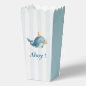 アホイクジラ誕生日 | 航海の海をテーマにしたパーティー フェイバーボックス (裏面)