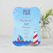 アホイザッ航海のプ1thバースデーセーリングボート 招待状 (スタンド正面)