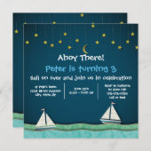 アホイザースセイヨット&スターズ 招待状 (正面/裏面)