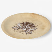 アホイザースパイレーツ誕生日 ペーパープレート (アングル)