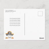 アホイシプマイズトレジャー狩り船舶海賊団誕生日 ポストカード (裏面)