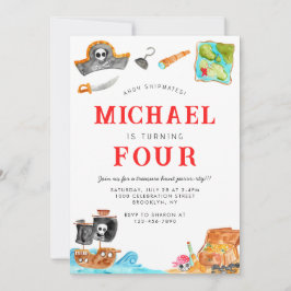 アホイシプマイズトレジャー狩り船舶海賊団誕生日 招待状