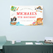 アホイシプマイズトレジャー狩り船舶海賊団誕生日 横断幕 (トレードショー)