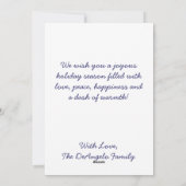 アホイジョイトゥザワールドクリスマスビーチ写真 シーズンカード (裏面)