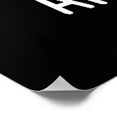 アホイスターおもしろい海賊オイスタープンダークBG ポスター (角)