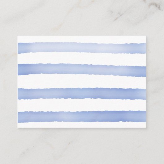 アホイッズアボーイライトハウス | おむつ航海のラッフル エンクロージャーカード (裏面)