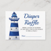 アホイッズアボーイライトハウス | おむつ航海のラッフル エンクロージャーカード (正面)