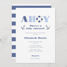 アホイベビーオンボードボーイ航海のベビーシャワー