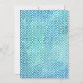 アホイホエールベビーシャワー招待状 招待状 (裏面)