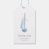 アホイボーイズアクアレルセーロボートブックスベビー感謝してい ギフトタグ (正面)