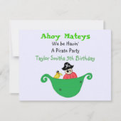 アホイマテイズパイレーツパーティー 招待状 (正面)