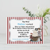 アホイマテイ-ピレート誕生日パーティーの招待状-r n w 招待状 (スタンド正面)