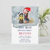 アホイメイトパイレーツボーイバースデーパーティーの招待 招待状 (スタンド正面)