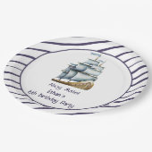 アホイメイト航海の子供の誕生日 ペーパープレート (アングル)