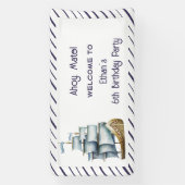 アホイメイト航海の子供の誕生日 横断幕 (縦)