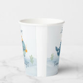 アホイリトルセーラー誕生日カップ | クジラ航海の 紙コップ (右)