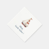 アホイリトルセーラー | 誕生日航海のパーティー スタンダードカクテルナプキン (角)