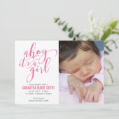 アホイ女の子航海のテーマ誕生発表 案内状 (スタンド正面)