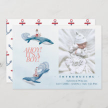 アホイ男の赤ちゃん誕生発表