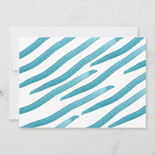 アホイ航海のキッズウォーターハッピーバースデー カード (裏面)