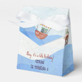 アホイ航海のキッズ水彩誕生日 フェイバーボックス (正面サイド)