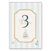 アホイ航海のブルー | 帆船とロープ テーブルナンバー (裏面)