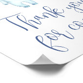 アホイ航海のベイビーシャワーサンキューカード ポスター (角)