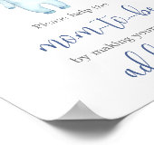 アホイ航海のベイビーシャワー封筒ステーション ポスター (角)