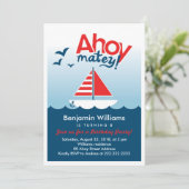 アホイ航海のマテイバースデーパーティー招待状 招待状 (スタンド正面)