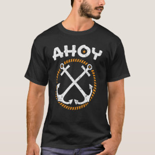 アホイ船船長セーラー航海の船乗り Tシャツ