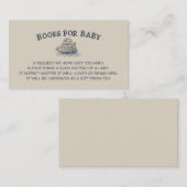 アホイ！その少年、ベビーヴィンテージのための本航海の エンクロージャーカード (正面/裏面)