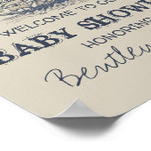 アホイ!その男の子のヴィンテージ航海ののシャワーInvite ポスター (角)