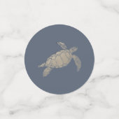 アホイ！その男の子のヴィンテージ航海のシャワーの装飾 コンフェッティ (スモール正面)