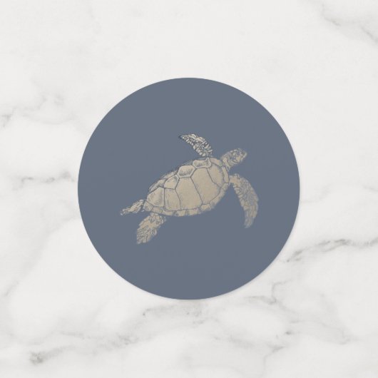 アホイ！その男の子のヴィンテージ航海のシャワーの装飾 コンフェッティ (スモール正面)