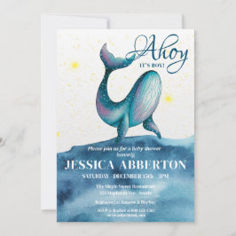 アホイ、それは男の子の航海のシャワーだ 招待状