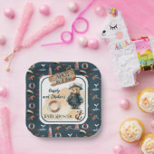 アホイ、それは男の子テディ航海のベア赤ちゃんシャワー ペーパープレート (パーティー)