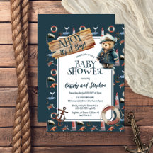 アホイ、それは男の子テディ航海のベア赤ちゃんシャワー