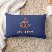 アホイ！タイプといかりデザイン赤と青 ランバークッション (ブランケット)