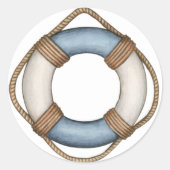 アホイ！ベビー航海のシャワーお気に入りバッグシール ラウンドシール (正面)