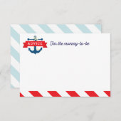 アホイ！ベビー航海のシャワーアドバイスカードゲーム アドバイスカード (正面/裏面)