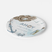 アホイ！ベビー航海のシャワー紙プレート ペーパープレート (アングル)