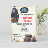 アホイ・マテイの海賊誕生日パーティー 招待状 (スタンド正面)