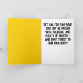 アホイ・マテイ海賊のオウムの漫画おもしろい、マコーバード カード (内部)