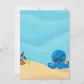 アホイ・マテイ!タコパイレーツボーイズ誕生日 招待状 (裏面)